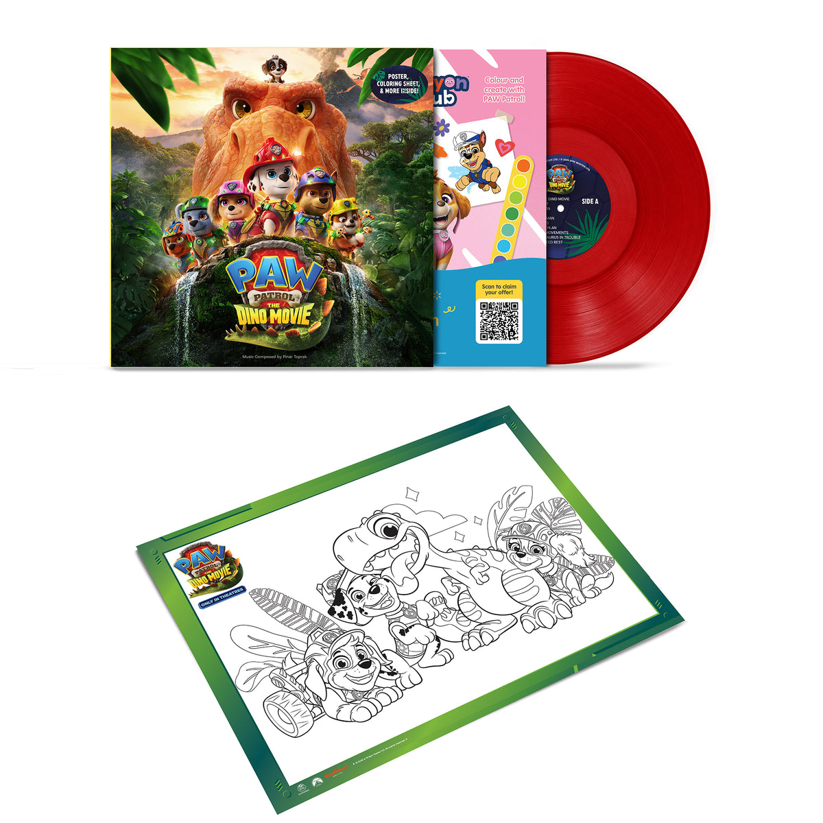 Pinar Toprak - PAW Patrol: The Dino Movie [Original Motion Soundtrack] [Red Vinyl]