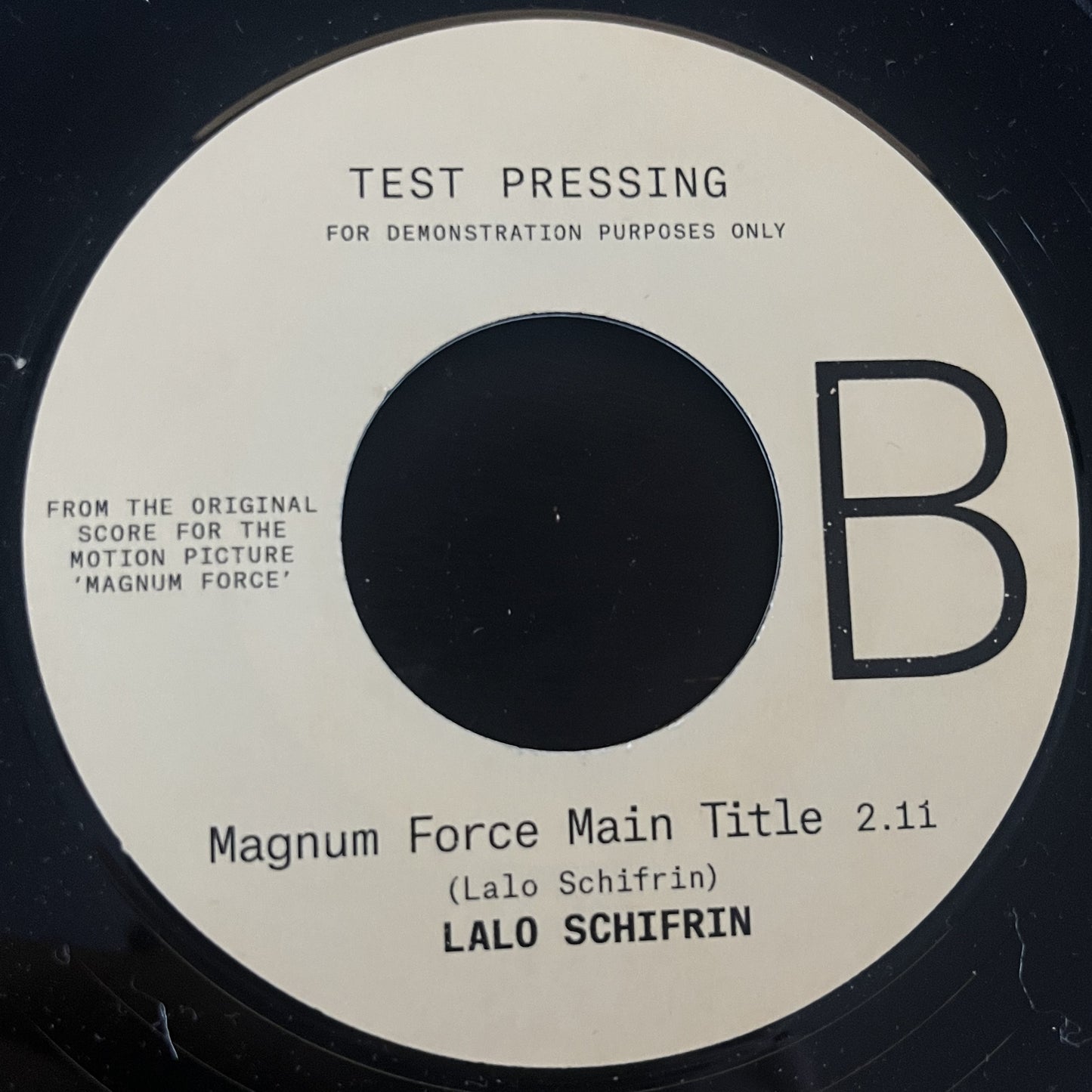 LALO SCHIFRIN - Dirty Harry / Main Force [7" Vinyl]