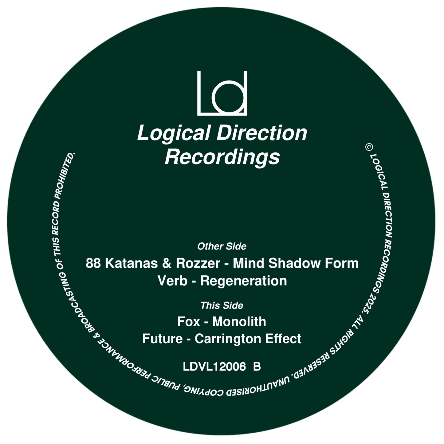 88 Katanas & Rozzer / Verb / Fox / Future - Mind Shadow Form / Regeneration / Monolith / Carrington Effect