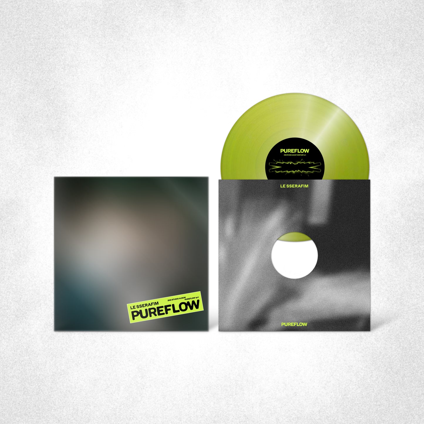 LE SSERAFIM - 2nd Studio Album ‘PUREFLOW’ pt.1 [Electric Yellow Glitter]