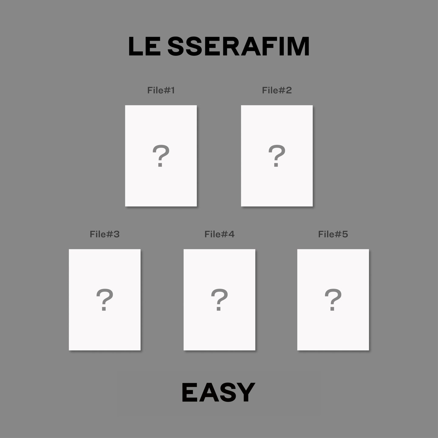 LE SSERAFIM - 3rd Mini Album ‘EASY’ (COMPACT Ver.) [CD]
