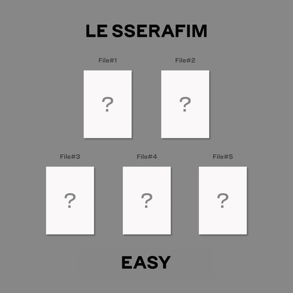 LE SSERAFIM - 3rd Mini Album ‘EASY’ (COMPACT Ver.) [CD]