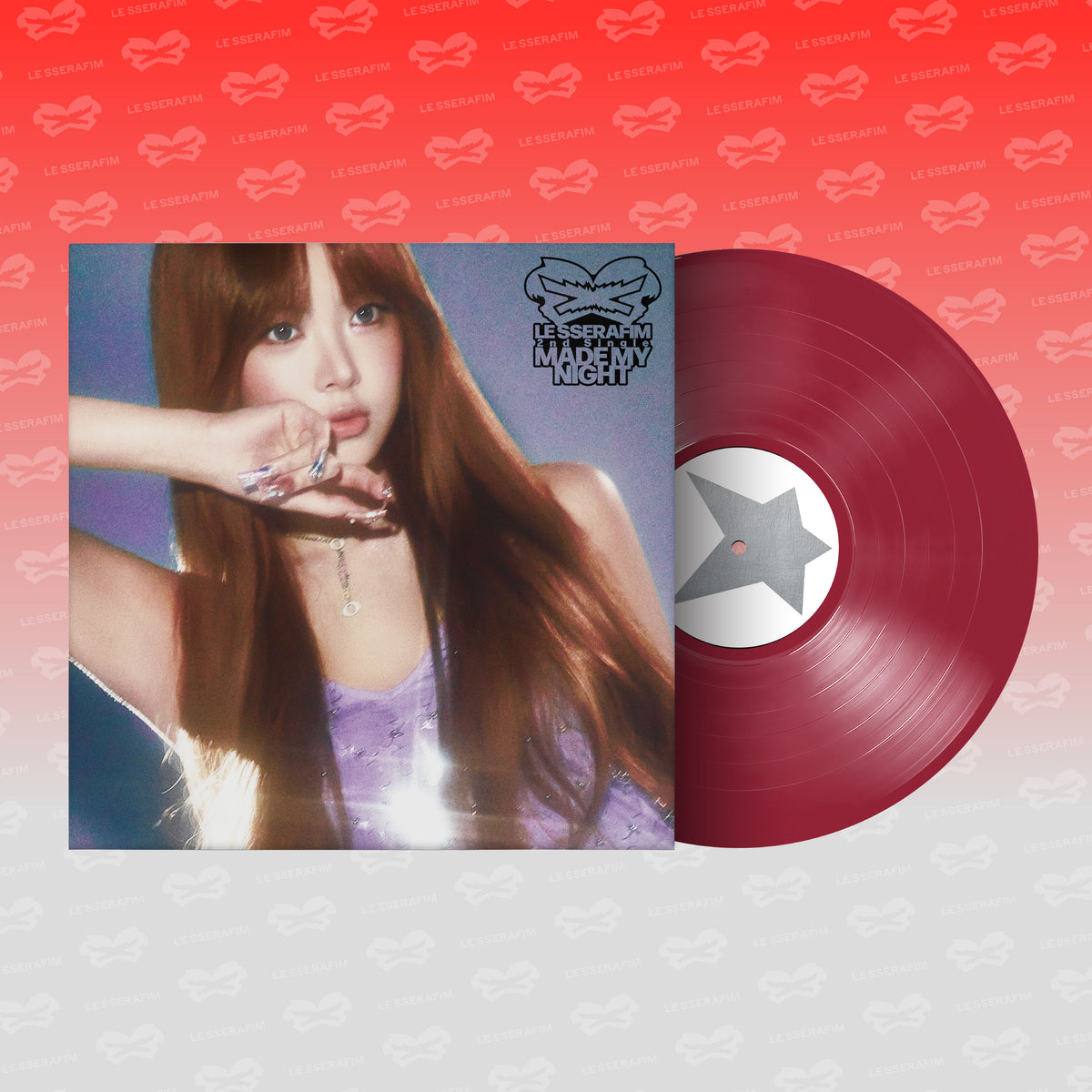 LE SSERAFIM - MADE MY NIGHT [LP - WARM RED VER] (LIMITED EDITION)