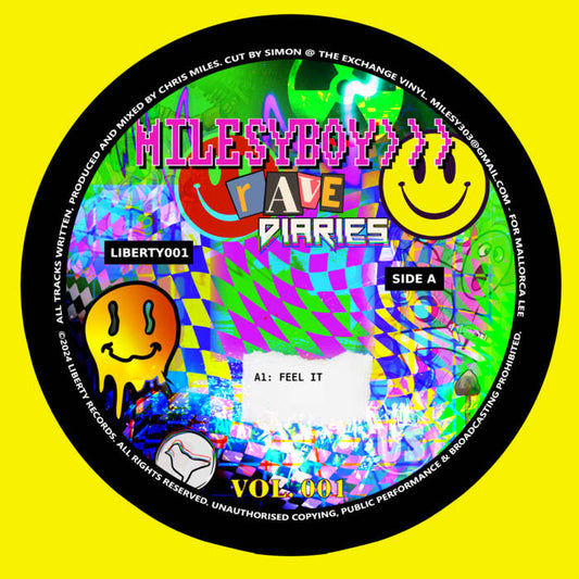 Milesyboy - Rave Diaries Vol. 001 EP