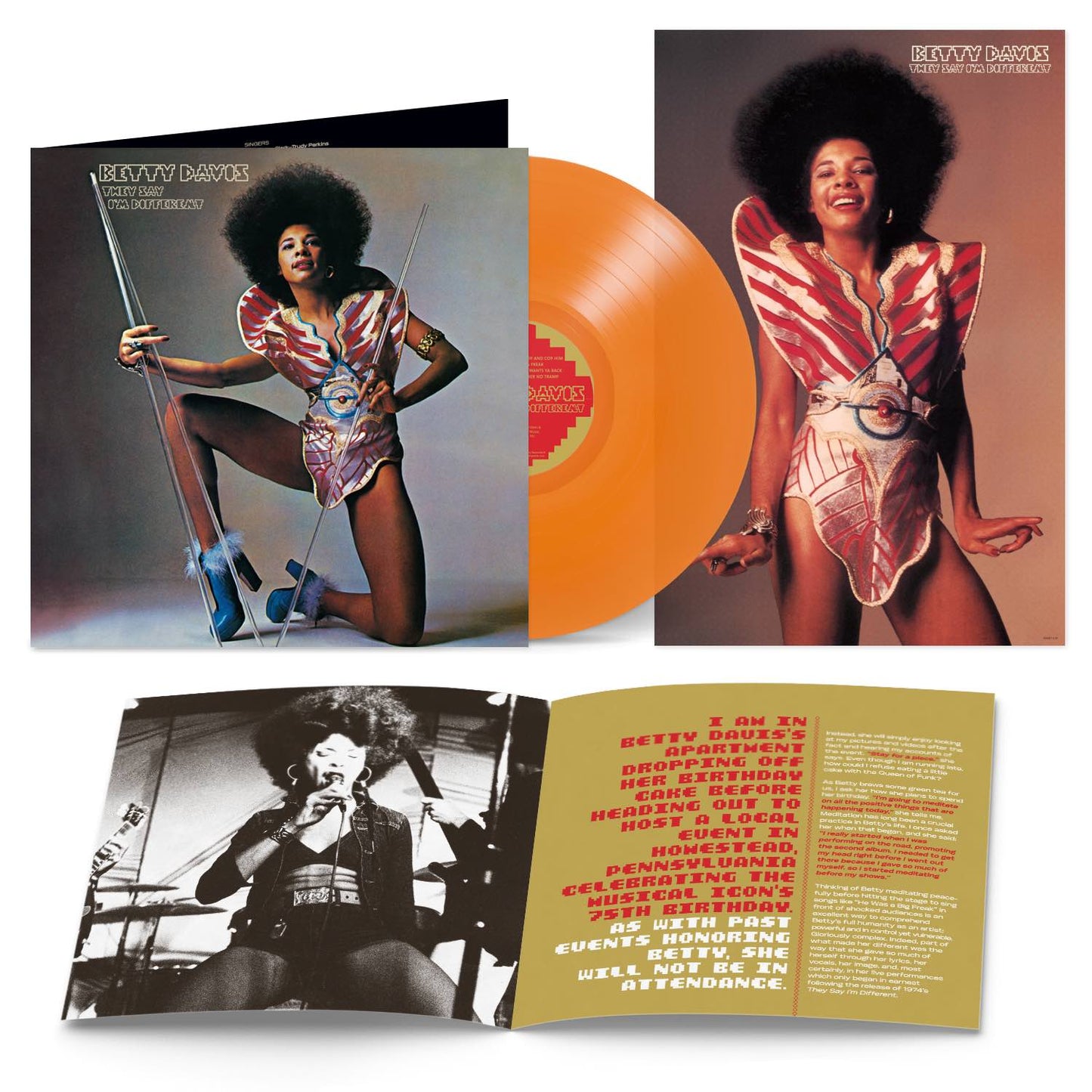 Betty Davis - They Say I’m Different [Orange LP]