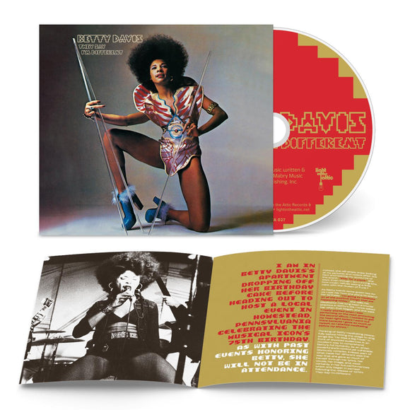 Betty Davis - They Say I’m Different [CD]