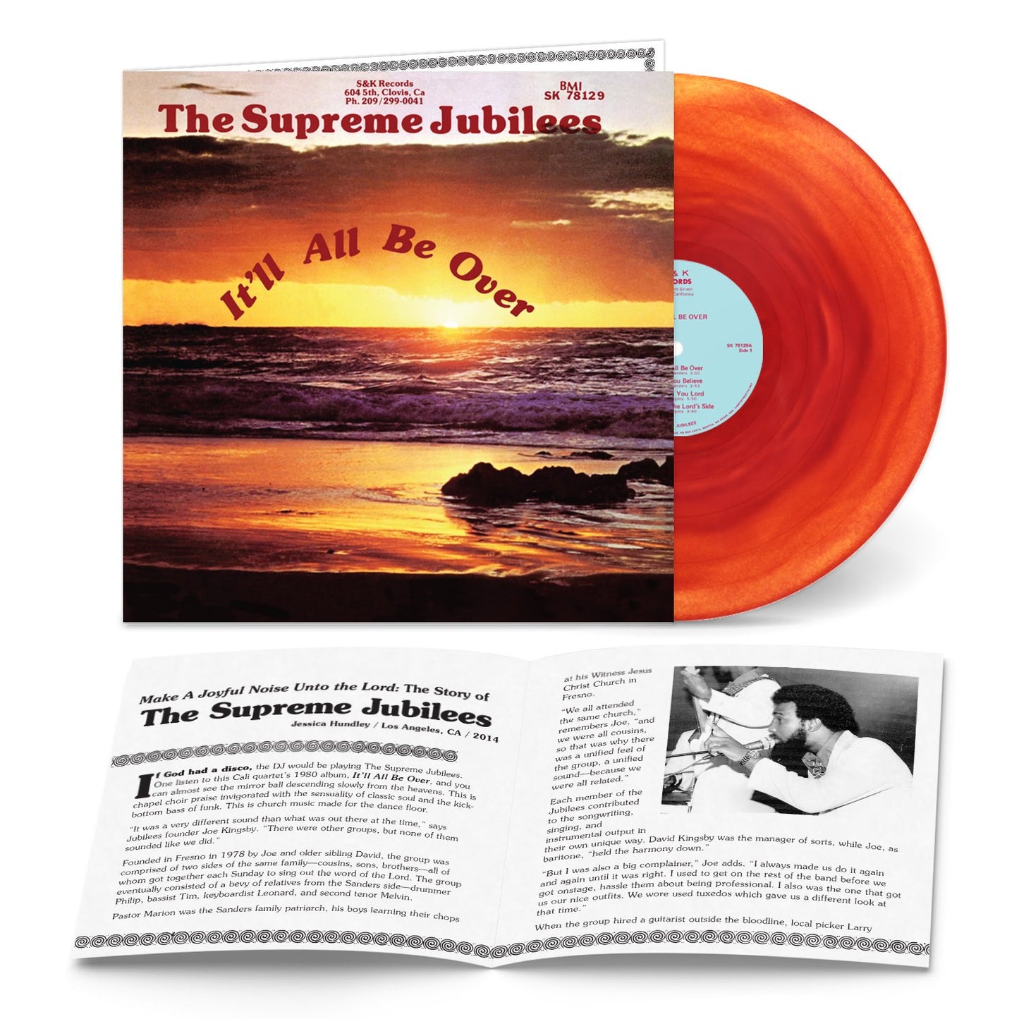 The Supreme Jubilees - It'll All Be Over [Opaque Maroon & Transparent Yellow Wax LP]