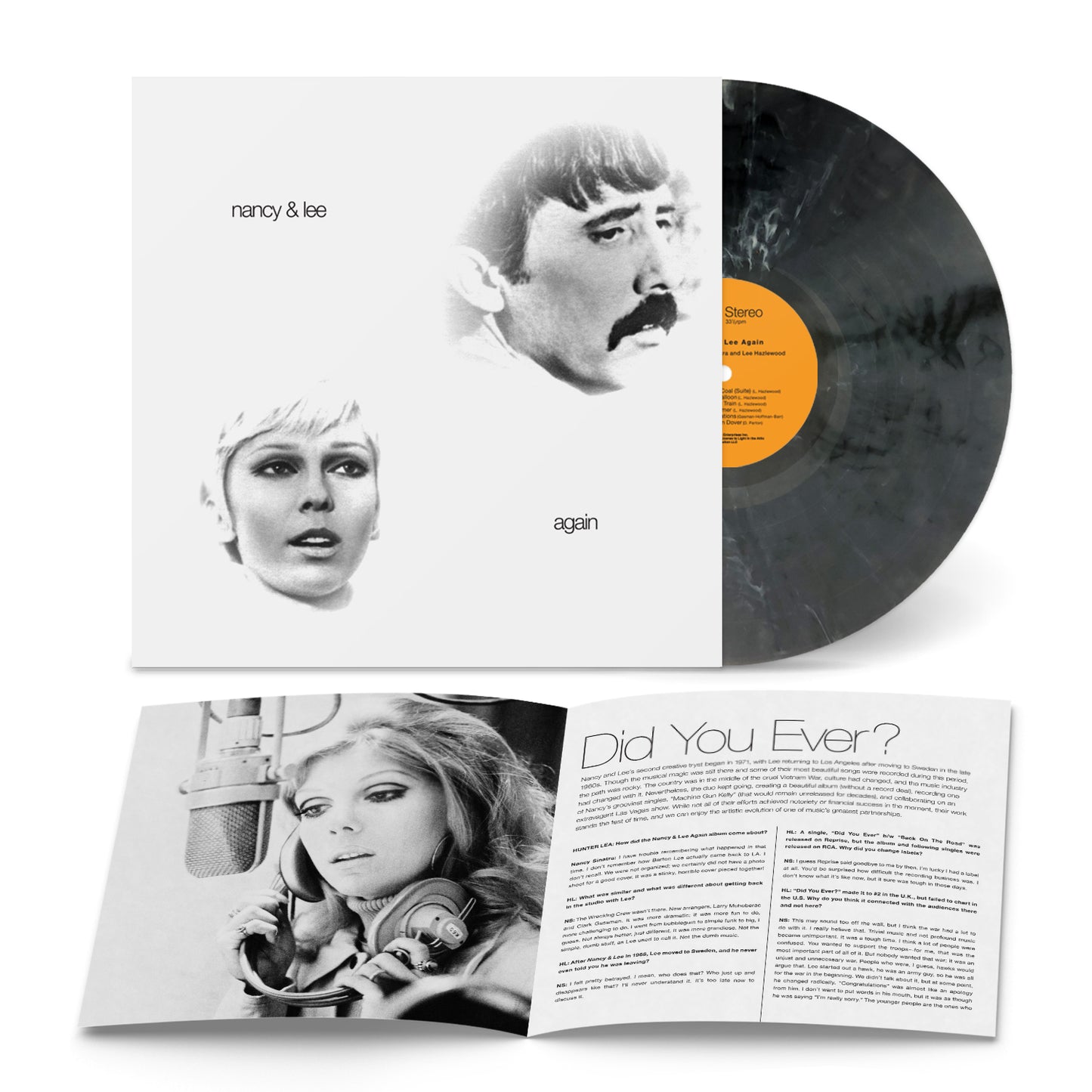 Nancy Sinatra &  Lee Hazlewood - Nancy & Lee  Again [Clear with Black & White LP]