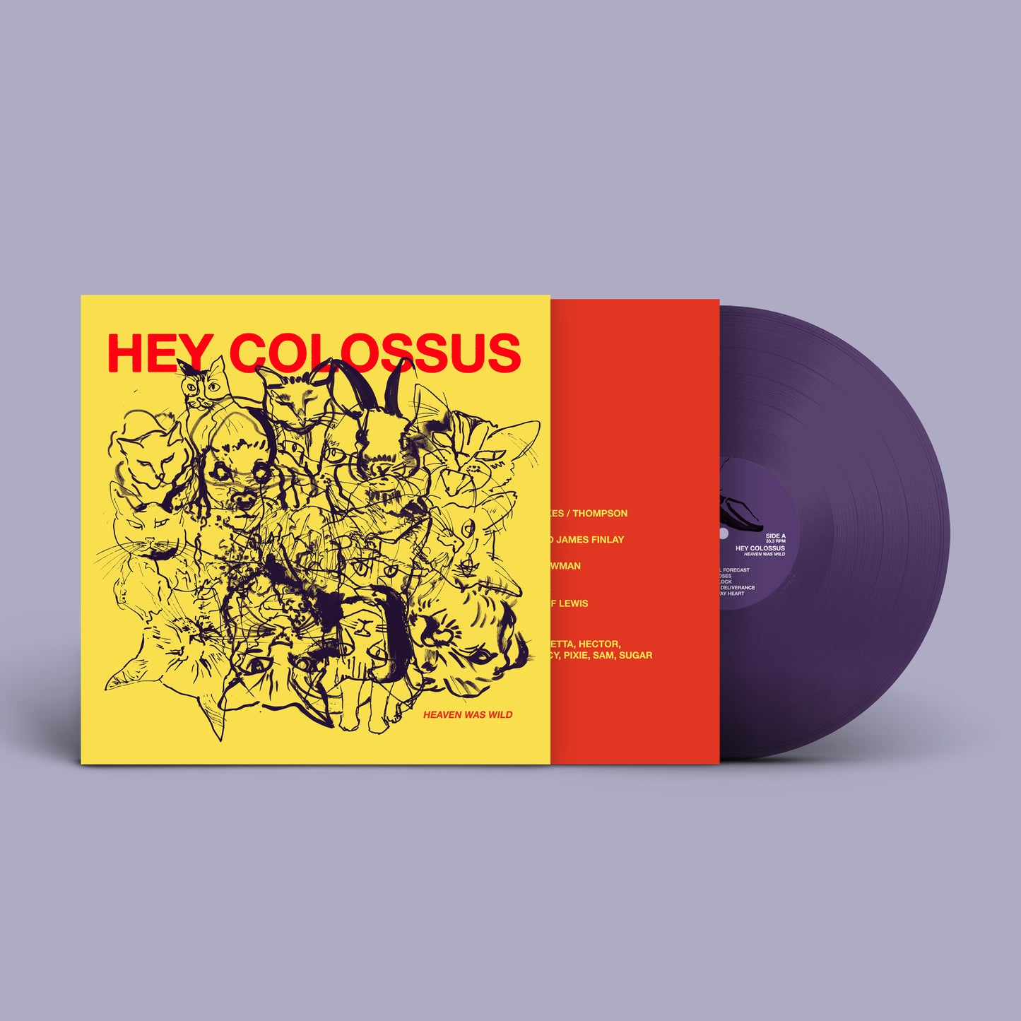 Hey Colossus - Heaven Was Wild [Purple Vinyl]