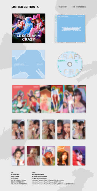 LE SSERAFIM - Crazy [CD – Ltd Edition A]