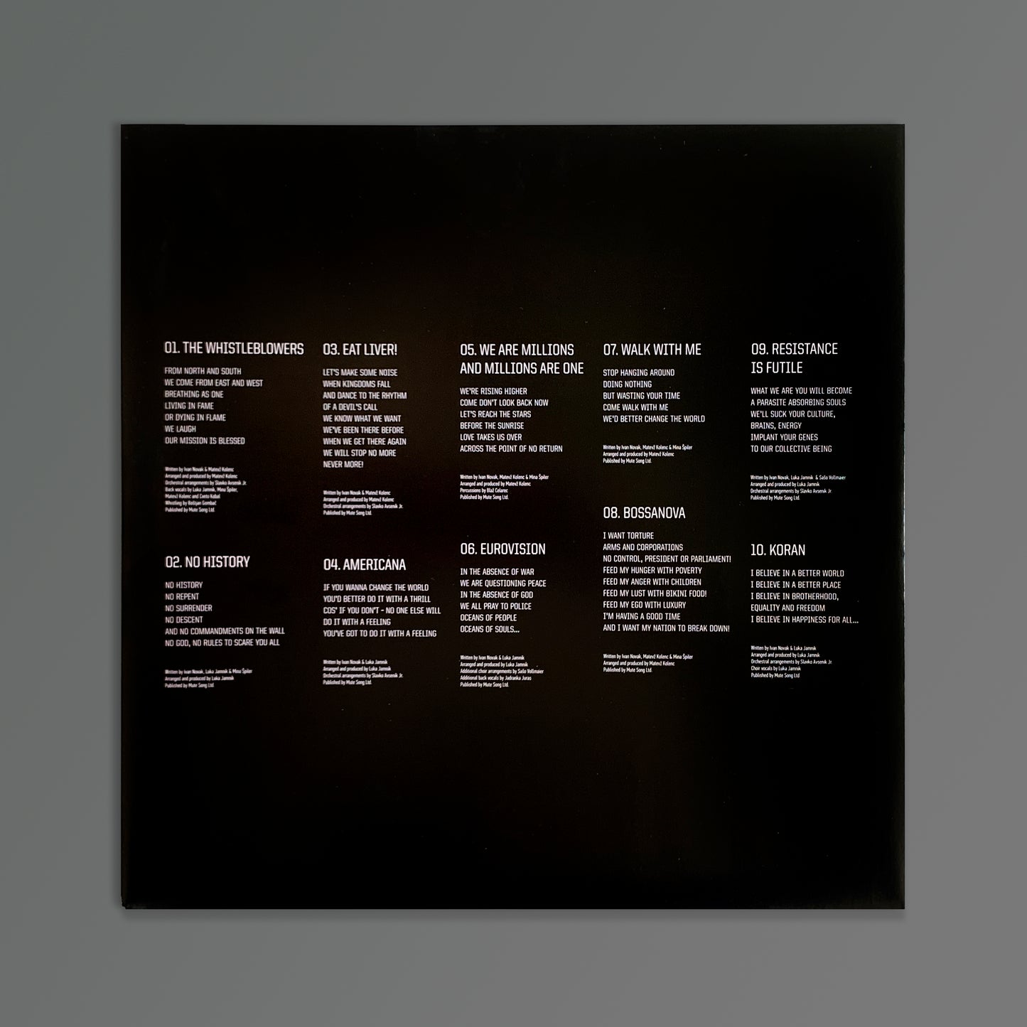 Laibach - Spectre [Clear LP]