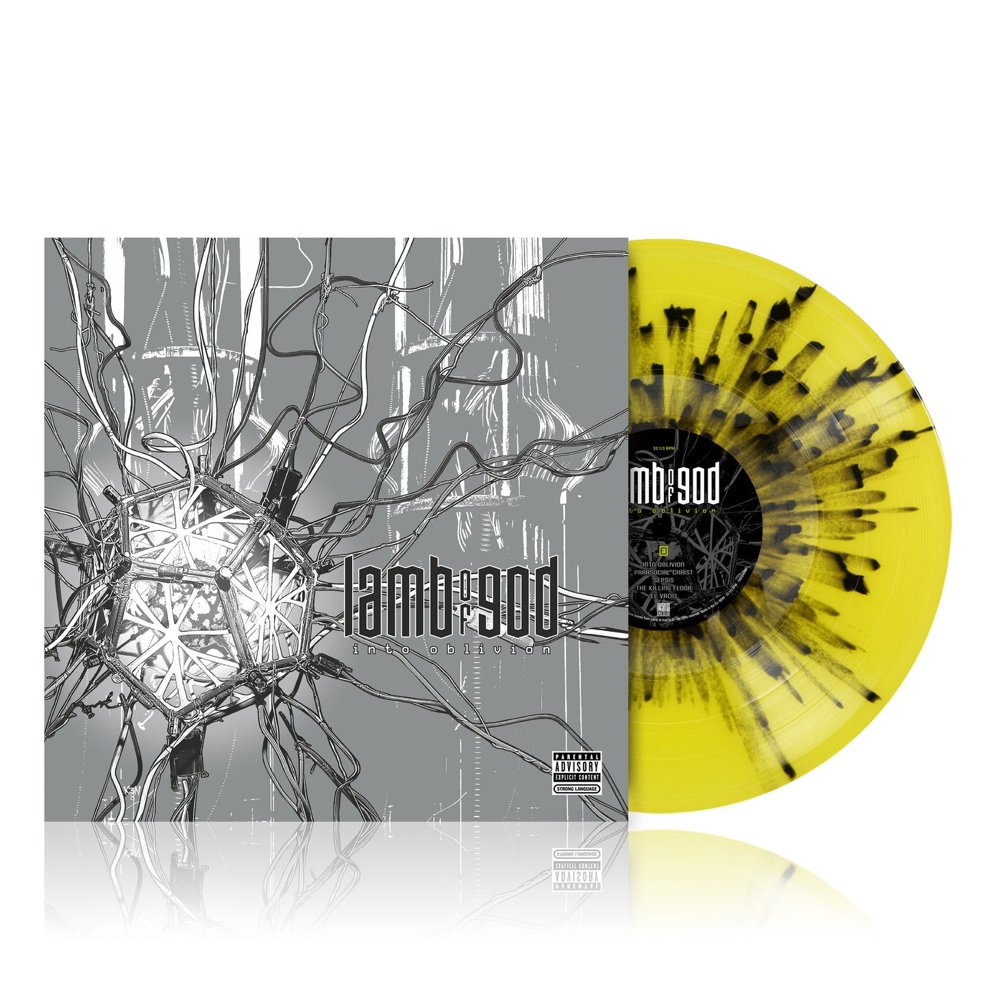 Lamb of God - Into Oblivion [Transp. Yellow-black Splatter LP]