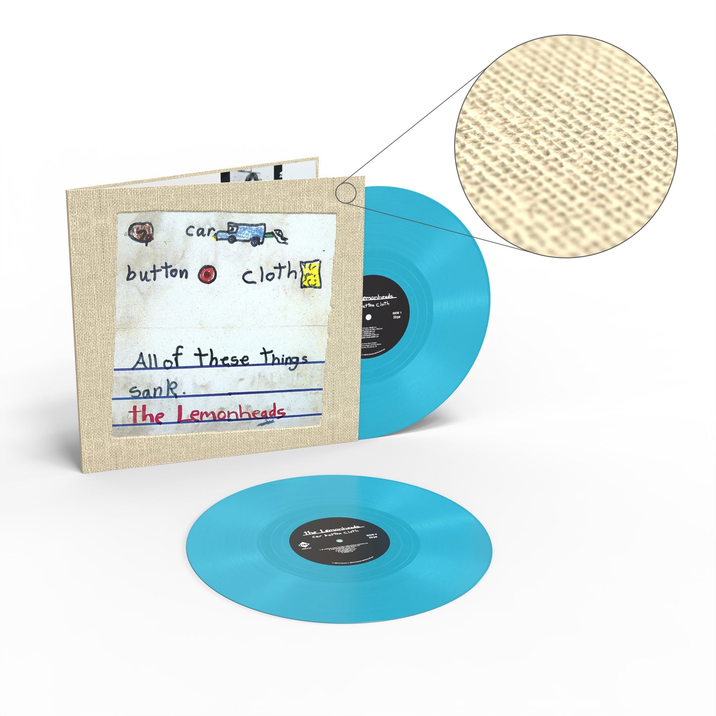 The Lemonheads - Car Button Cloth (Deluxe Expanded Clothbound Edition) [Blue 2LP + DL card]