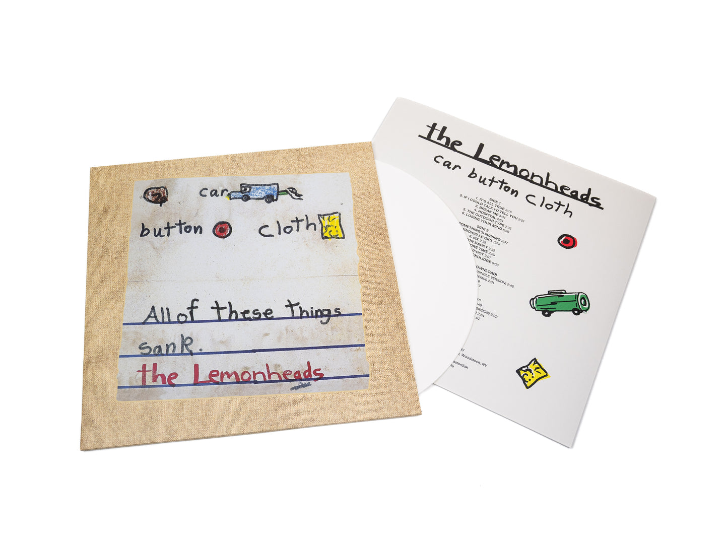 The Lemonheads - Car Button Cloth (30th Anniversary Edition) [WHITE VINYL]