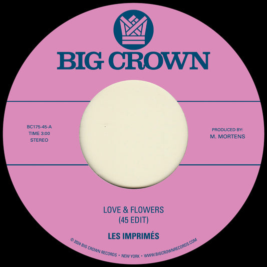 Les Imprimés - Love & Flowers (45 Edit) b/w You [7" Vinyl]