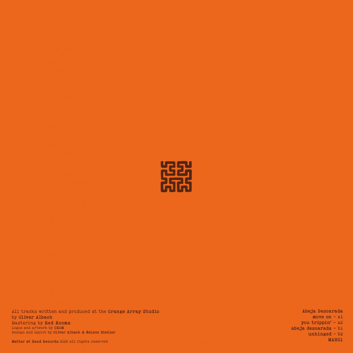 Oliver Albach - Abeja Descarada [Printed Sleeve, Matt Sleeve]