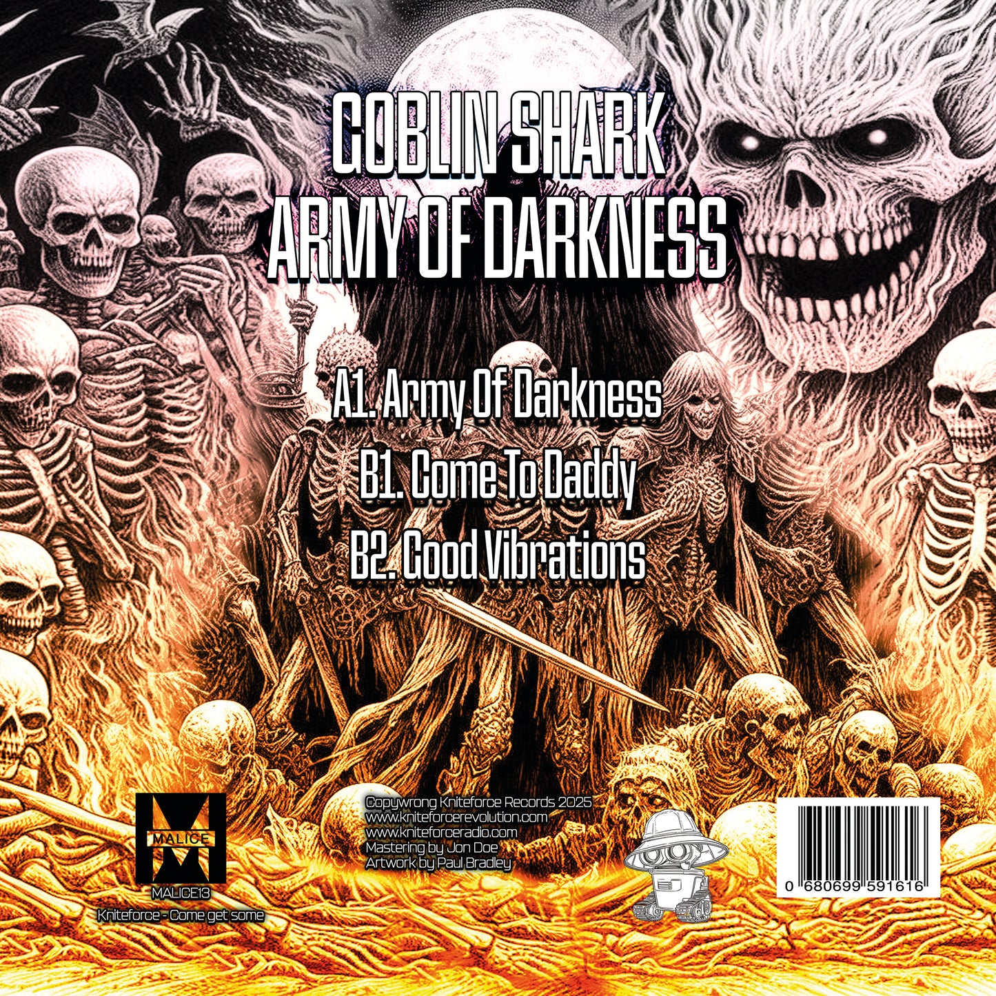 Goblin Shark - Army Of Darkness (Orange and Red Sun Splatter version)