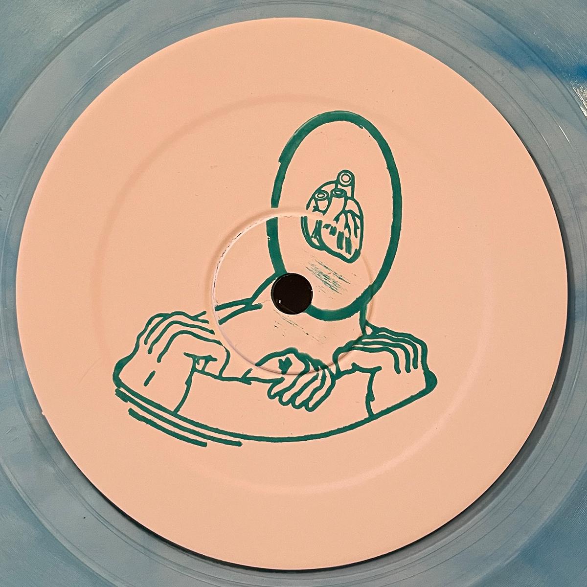 FFF - Massiv 05 [blue marbled vinyl / hand-stamped]