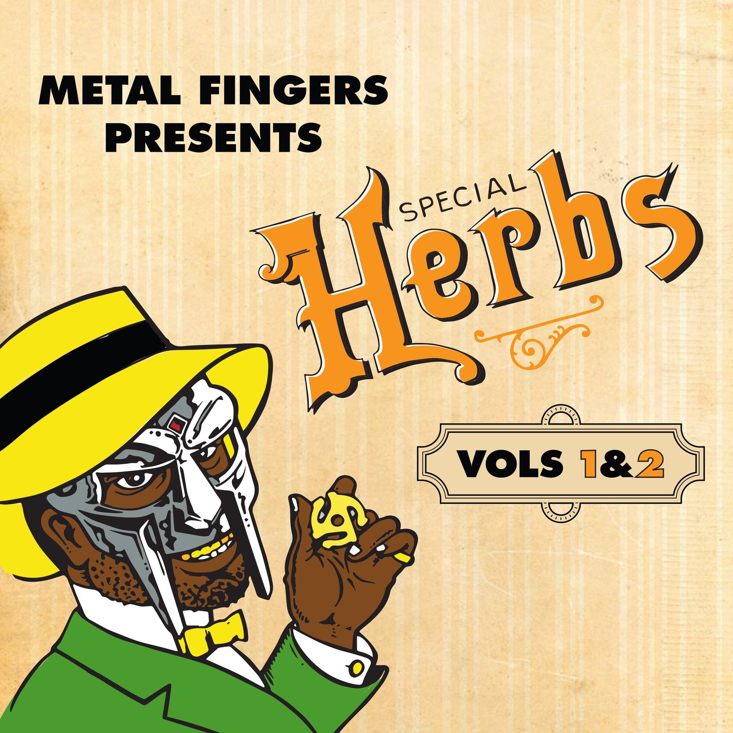 MF DOOM - Metal Fingers Presents: Special Herbs Vol. 1 & 2 [Mustard Yellow 2LP]
