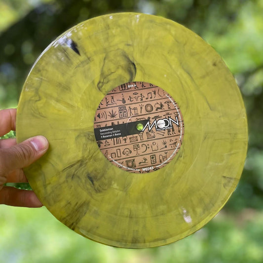 Sekkleman feat. Razaman & Bazza / Baptiste - Descending Babylon / Dancehall Graveyard [yellow marbled vinyl]