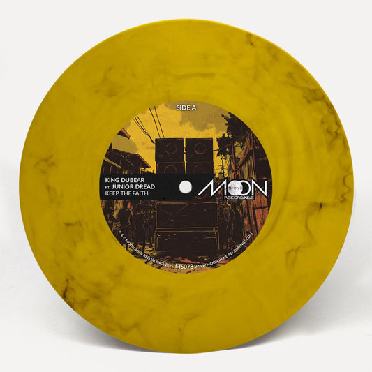 King DuBear feat. Junior Dread - Keep The Faith [yellow marbled vinyl]