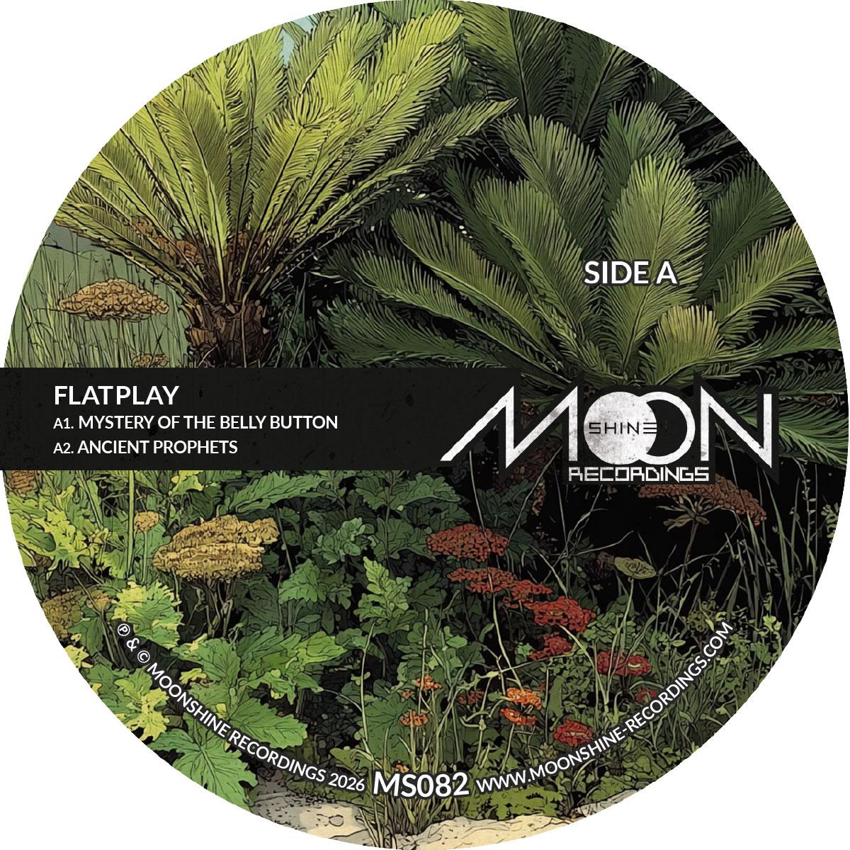 Flatplay - Mystery Of The Belly Button EP [green marbled vinyl / label sleeve]