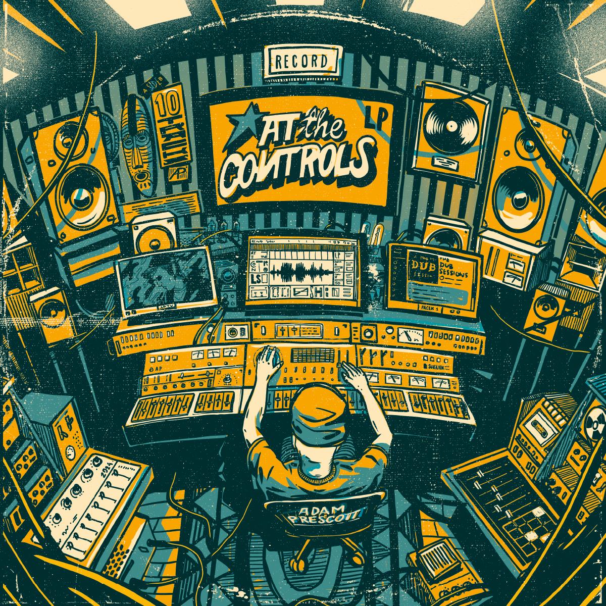 Adam Prescott - At The Controls [printed sleeve]