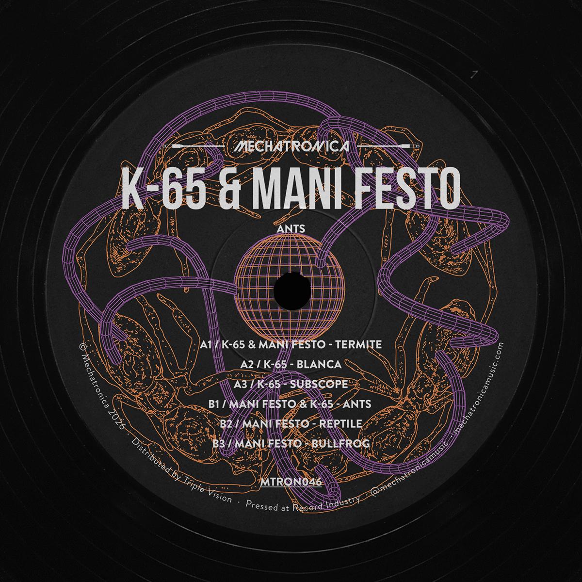 k-65 & Mani Festo - Ants [label sleeve]