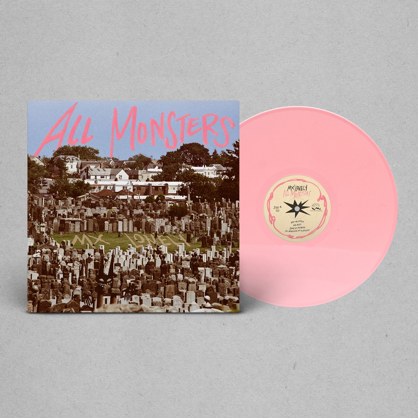 MX LONELY - ALL MONSTERS [Opaque Pink Vinyl]