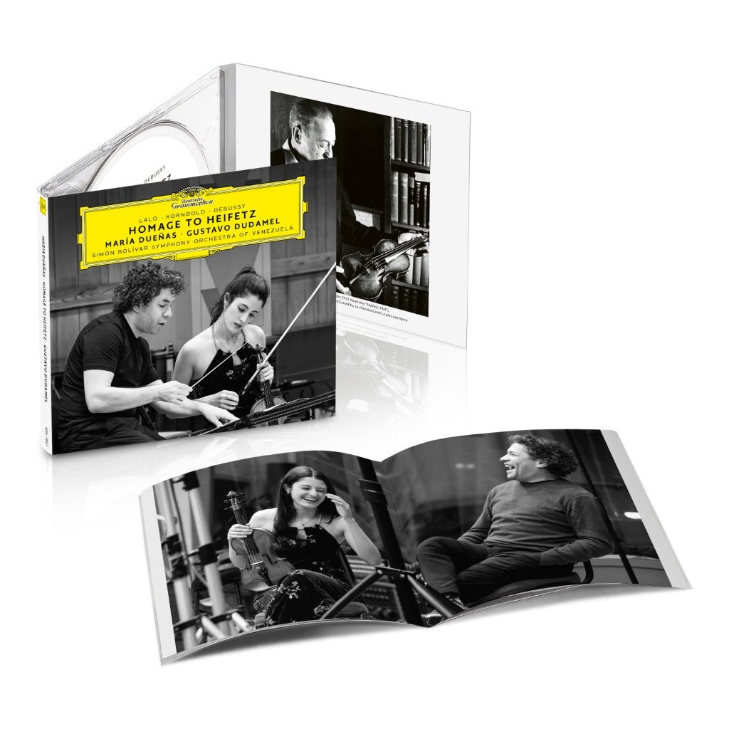 María Dueñas, Simón Bolívar Symphony Orchestra of Venezuela, Gustavo Dudamel - Homage to Heifetz (Lalo, Korngold, Debussy) [CD-A]