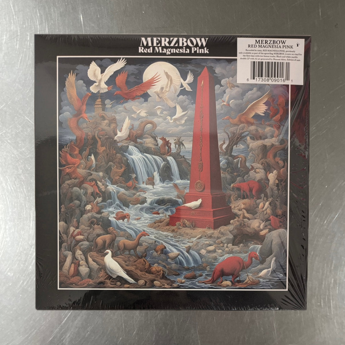 Merzbow - Red Magnesia Pink [2LP Black Splatter & Solid Black vinyl]