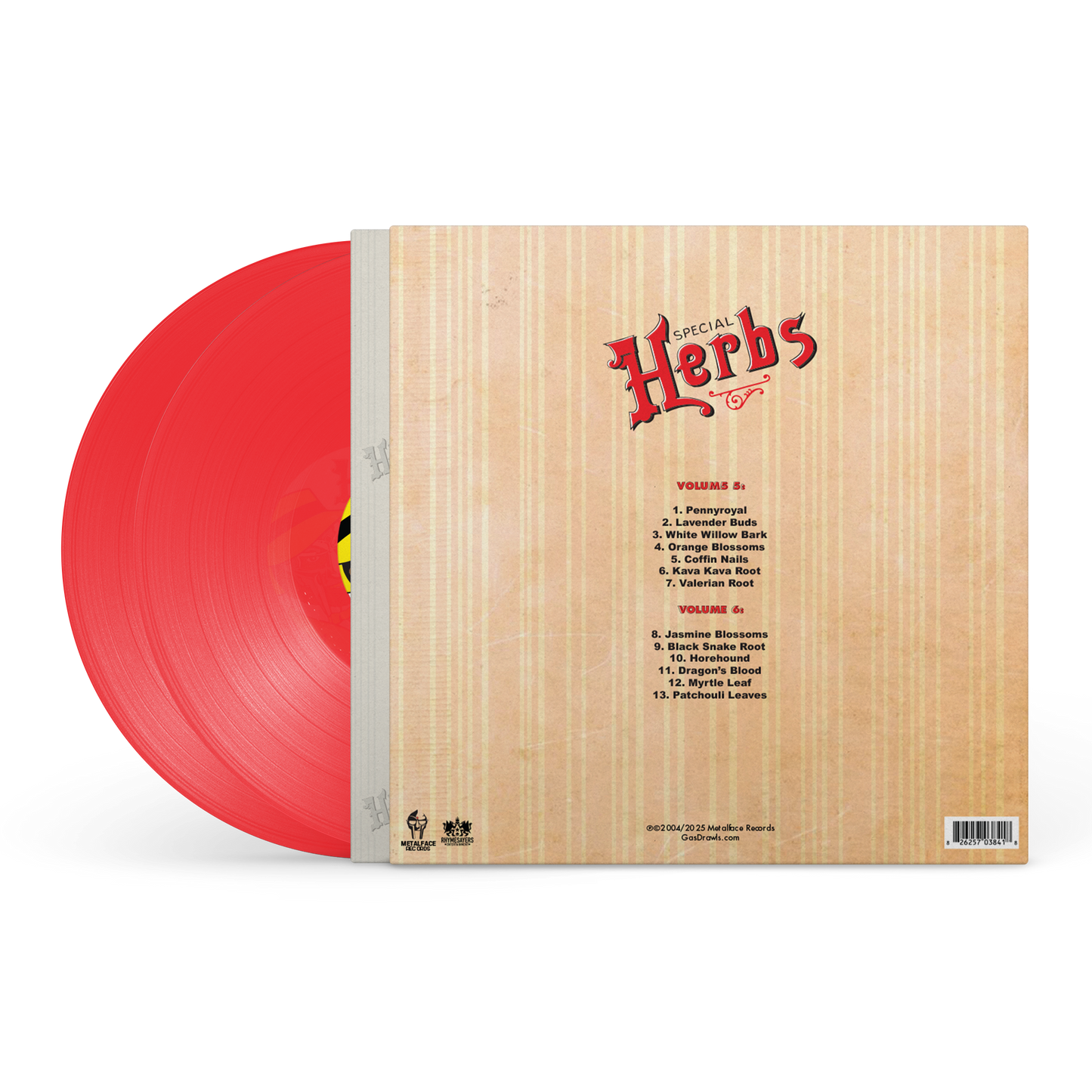 MF DOOM - Metal Fingers Presents: Special Herbs Vol. 5 & 6 [2LP Apple Red]