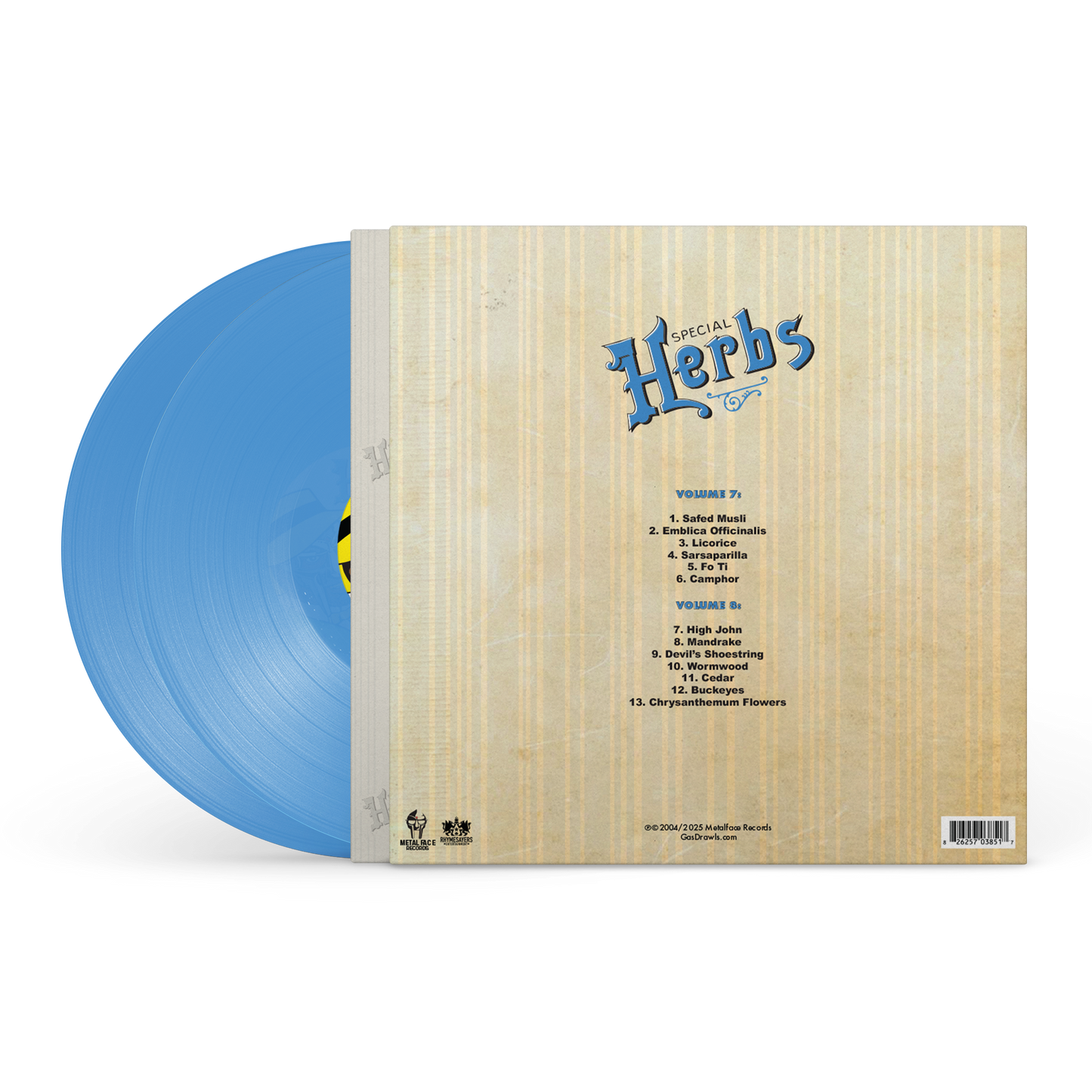 MF DOOM - Metal Fingers Presents: Special Herbs Vol. 7 & 8 [2LP Sky Blue]