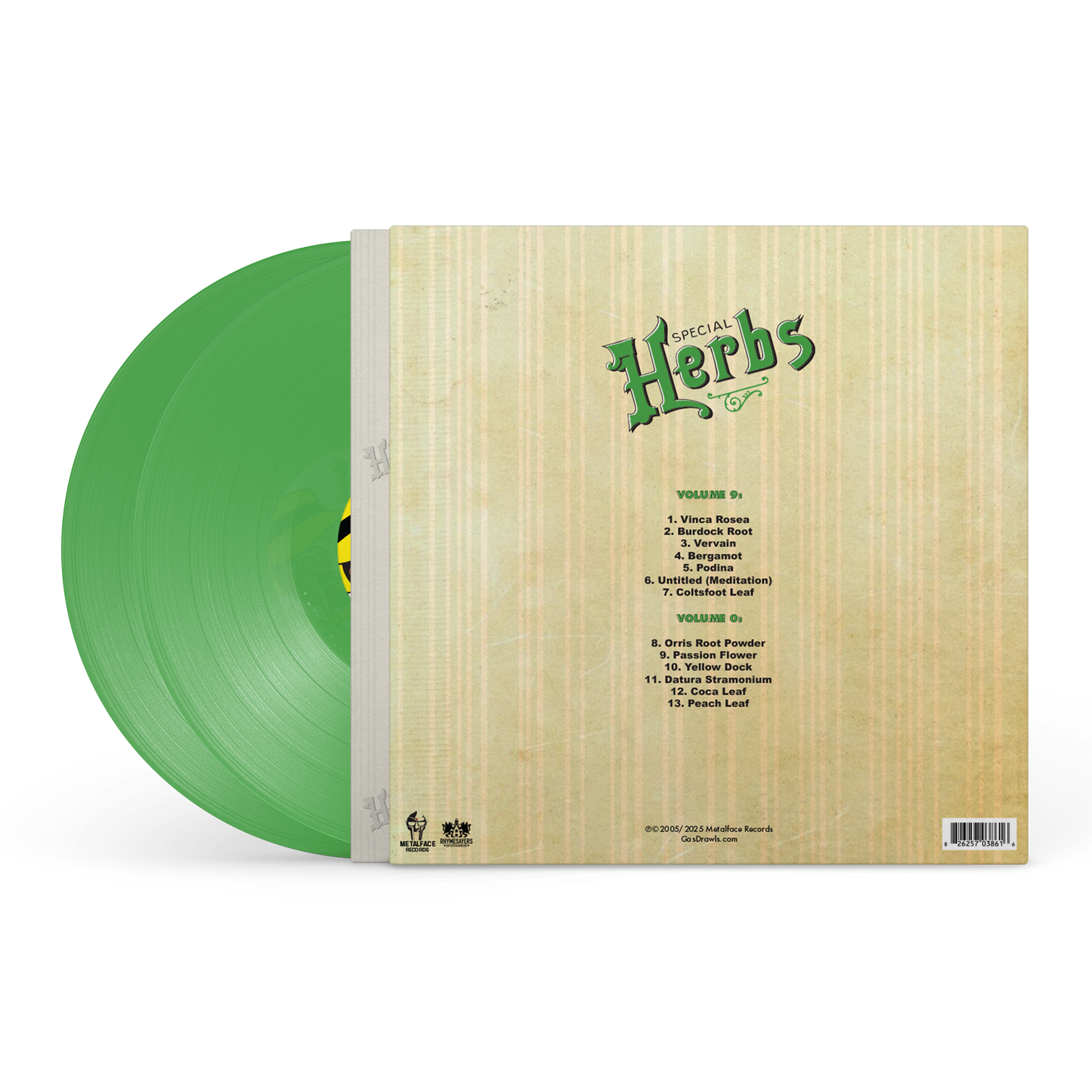 MF DOOM - Metal Fingers Presents: Special Herbs Vol. 9 & 0 [2LP Evergreen]