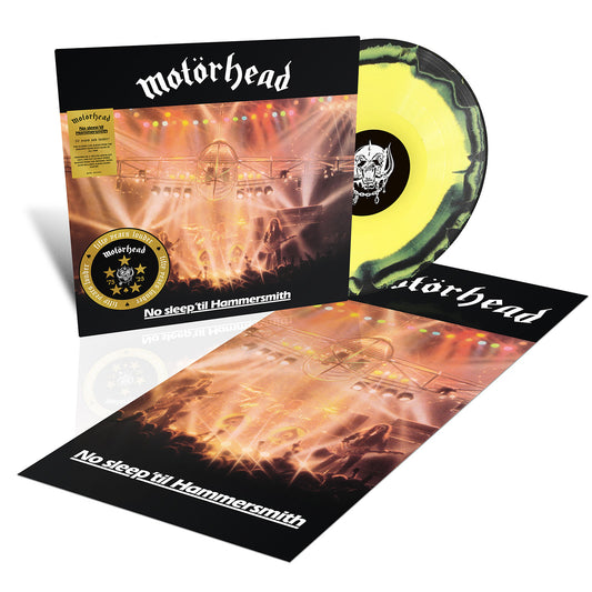Motörhead - No Sleep 'Til Hammersmith (Live) (50th Anniversary Edition) [Yellow & Blck Splatter LP]