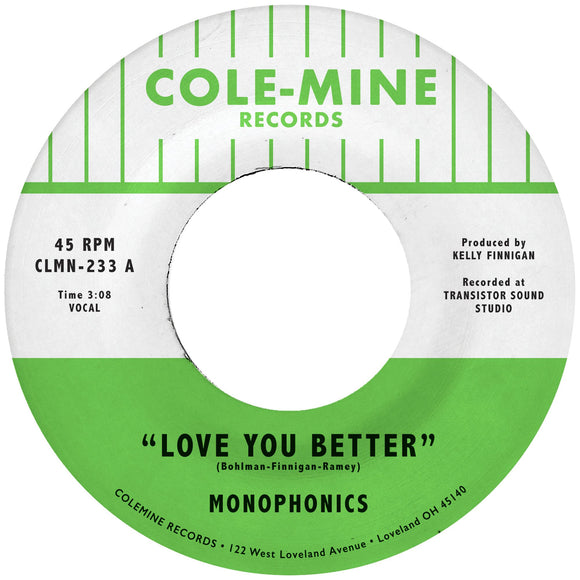Monophonics & Kelly Finnigan - Love You Better / The Shape Of My Teardrops [7