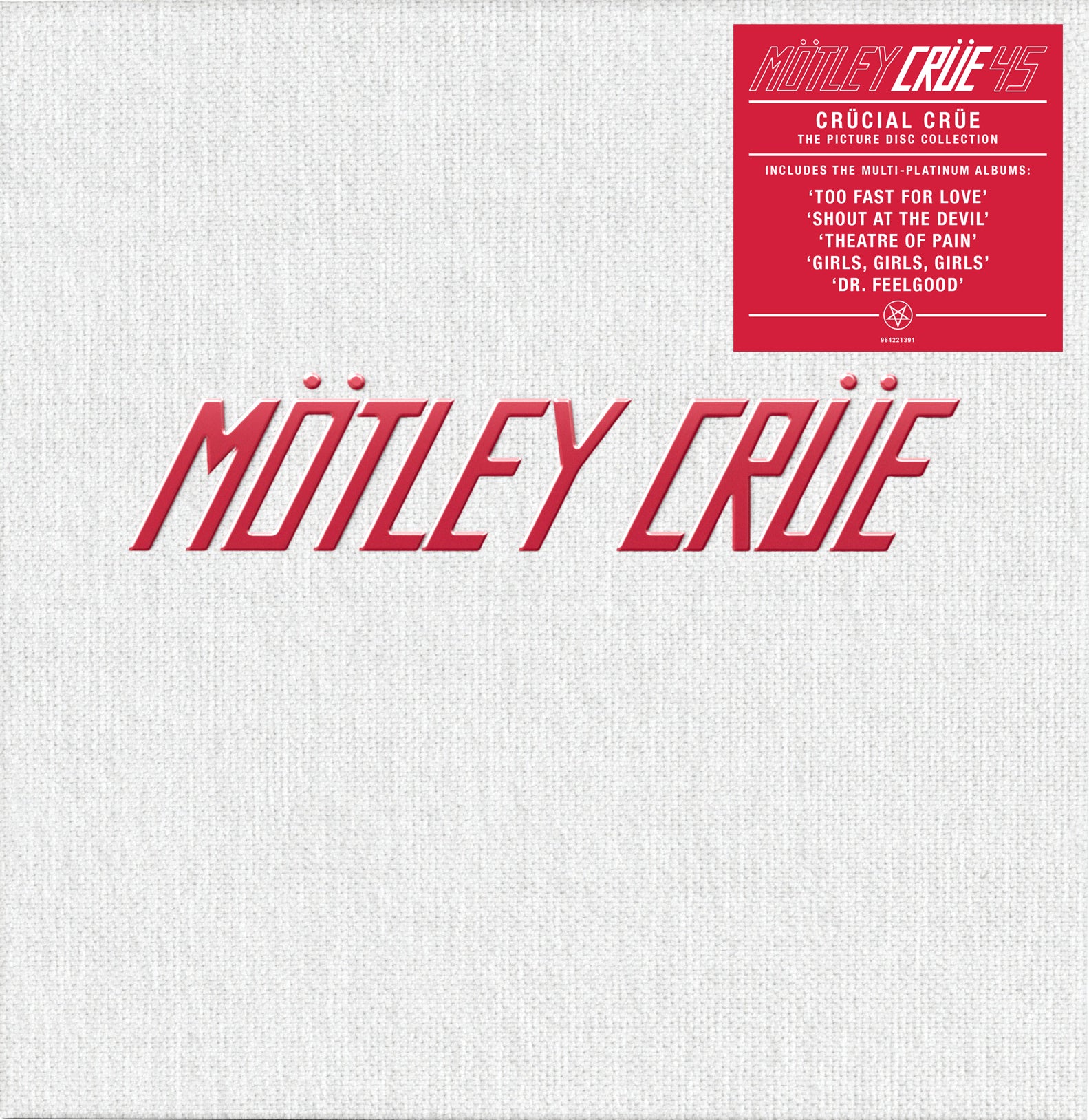 MÖTLEY CRÜE『Crücial Crüe』【未開封】 Motley Crue - Crucial Crue (45th Anniversary 5LP Box Set