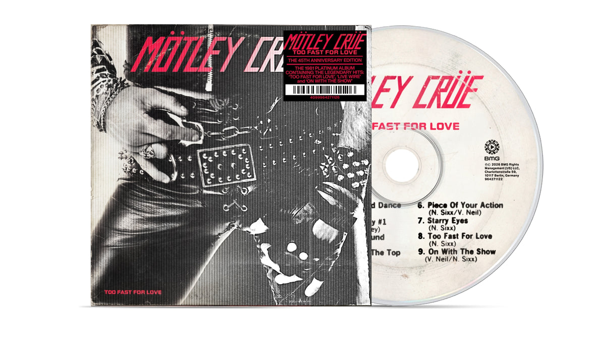 Mötley Crüe	Too Fast For Love (45th Anniversary Collection) (2026 Remaster) [CD Ltd Lenticular Cover]