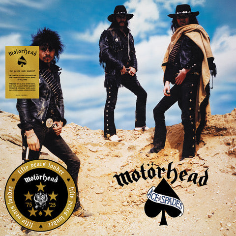 Motorhead - Ace Of Spades (50th Anniversary) [Blue & White LP - Poster also included] (ONE PER PERSON)