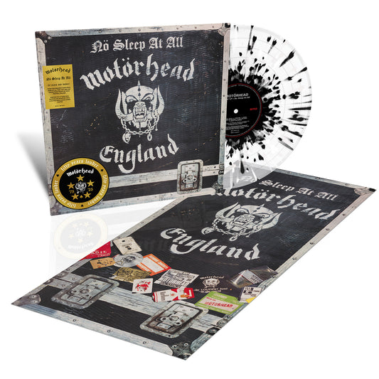 Motörhead - No Sleep At All (50th Anniversary Edition) [Clear with black/white splatter]