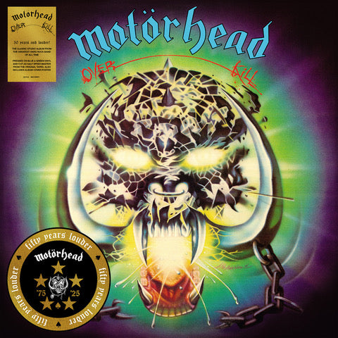 Motorhead - Overkill (50th Anniversary) [Dark Blue & Black Splatter LP - Poster also included] (ONE PER PERSON)