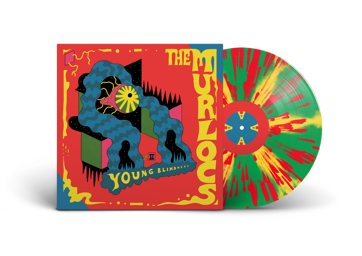 The Murlocs - Young Blindness [Yellow and Green Vinyl with a red splatter]