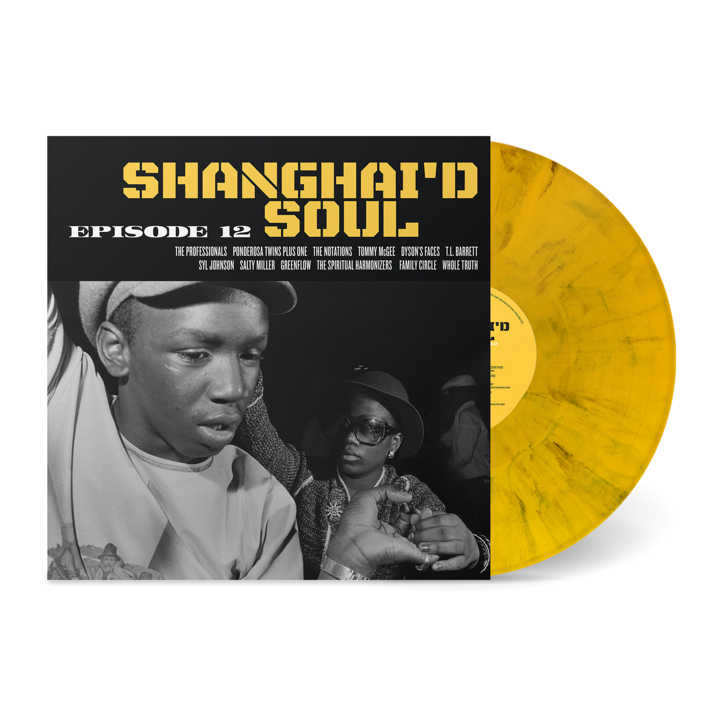 Various Artists - Shanghai'd Soul Episode 12 [Yellow & Black splatter colored LP]