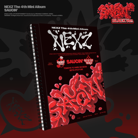 NEXZ - SAUCIN’ [CD - BLACK Ver.]