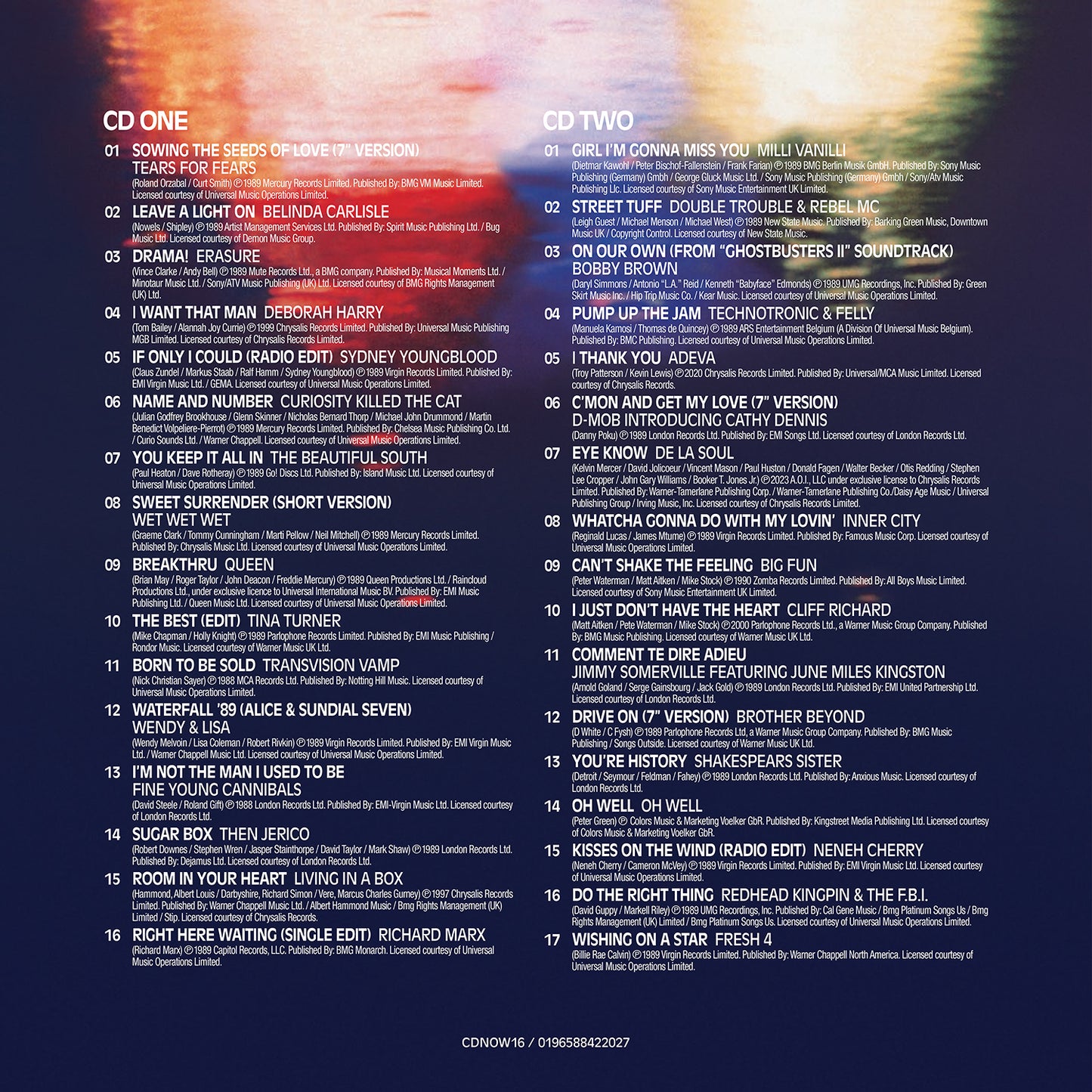 NOW That’s What I Call Music! 16 [2CD]