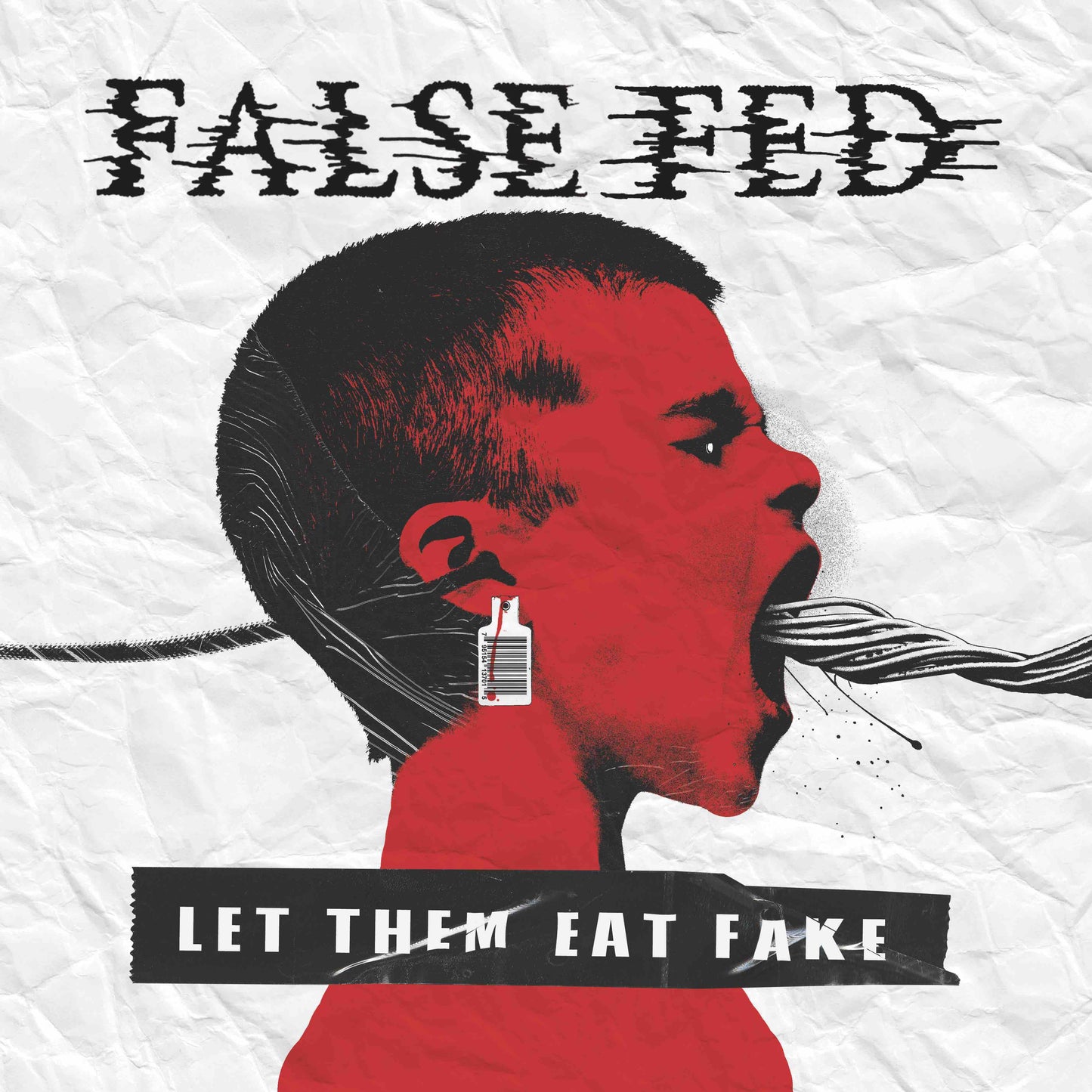 False Fed - Let Them Eat Fake [Grey with Heavy Black Splatter vinyl]