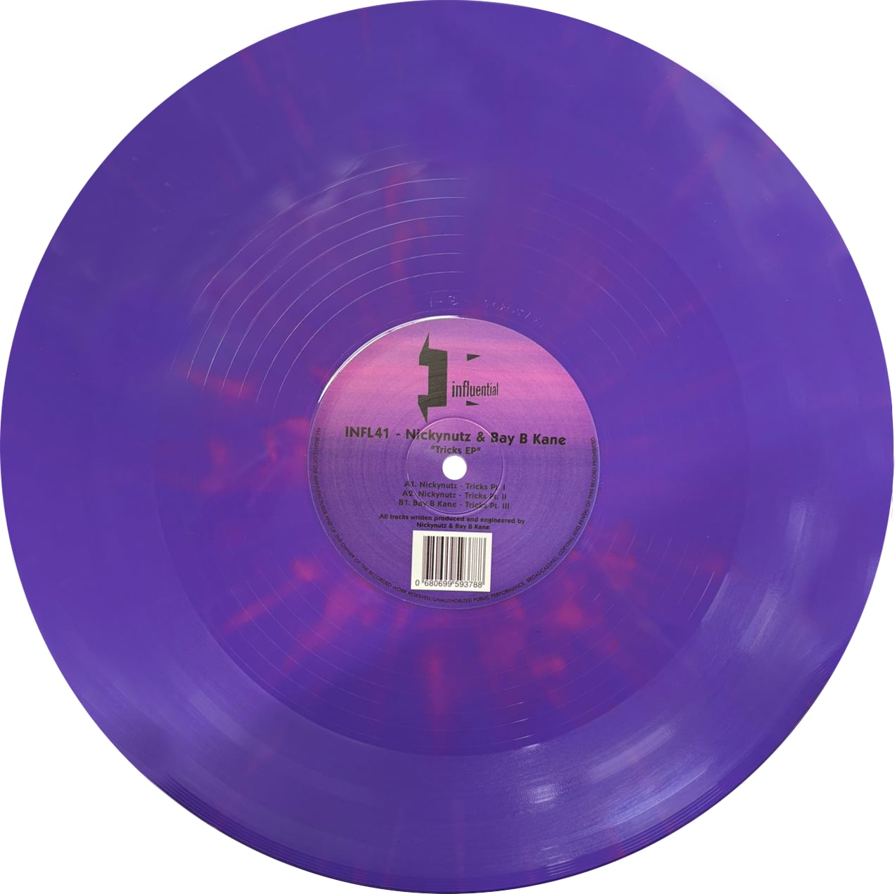 Nickynutz & Bay B Kane - Tricks EP (Limited Edition Purple and Pink Version)