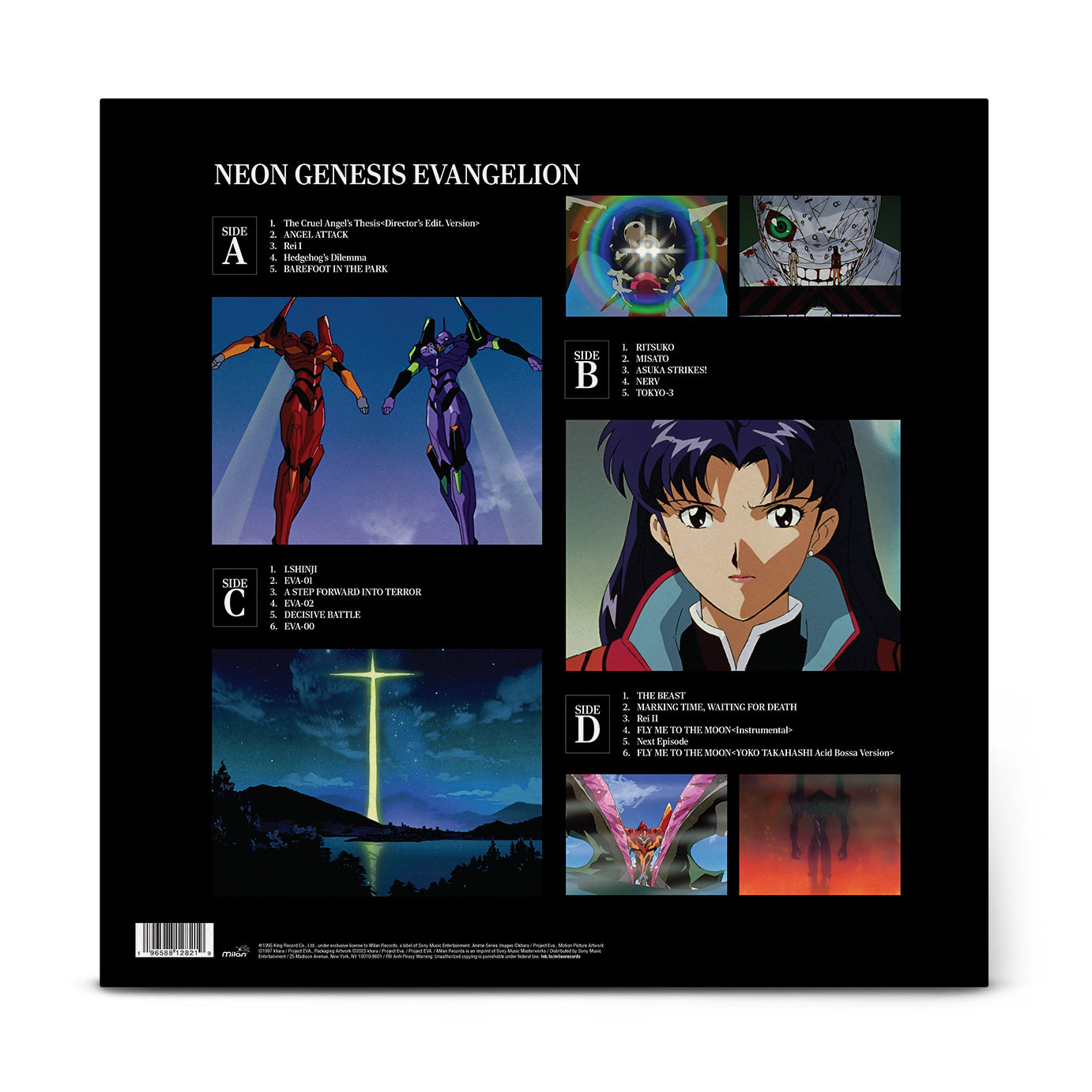 Shiro Sagisu - Neon Genesis Evangelion (Original Series Soundtrack) [Blue & Black Marbled 2LP]
