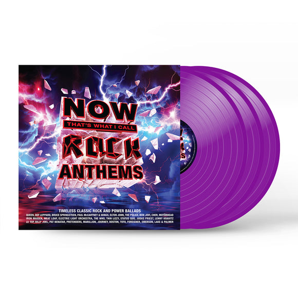 Various Artists - NOW That’s What I Call Rock Anthems [Purple Vinyl 3LP]