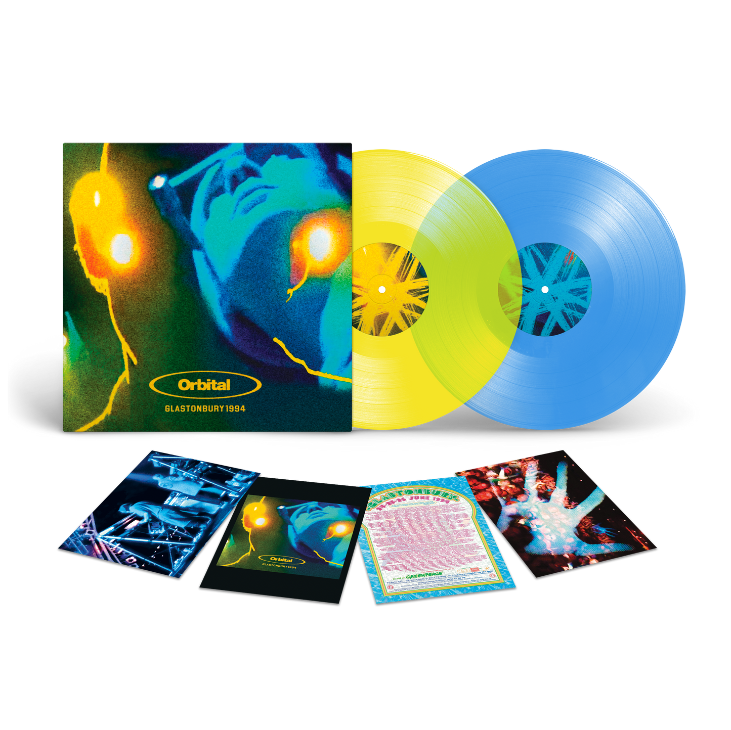 Orbital - Glastonbury 1994 [2LP Transparent Yellow & Blue]